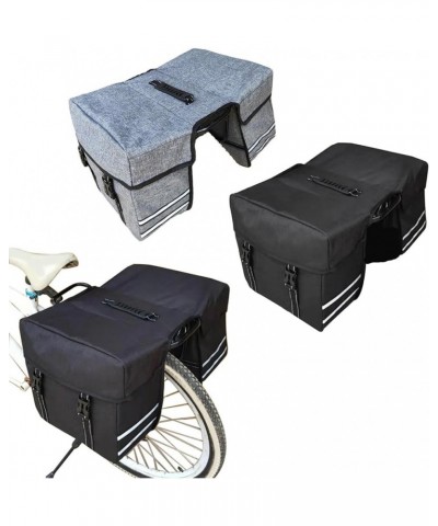 Bike Pannier Bag 25L Large Capacity Bike Pannier Bag With Carrying Handle Bike Rear Seat Bag Cycling Luggage Carrier for Moun...