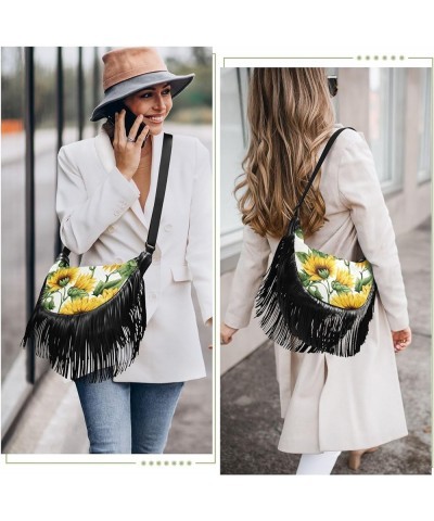 Tassel Crossbody Handbags for Women Ample Capacity Shoulder Bag with Adjustable Strap Durable Shoulder Purse Bls-17 $13.19 Cr...