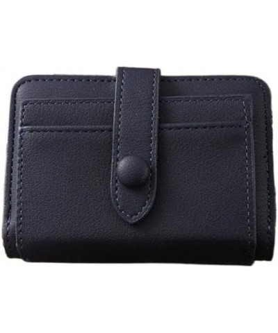 Women/Men Wallet Leather Blue/Black/red Short Woman Purse Bank/ID/Credit Card Holder Wallet Case Bag (Color : Khaki) $41.12 W...