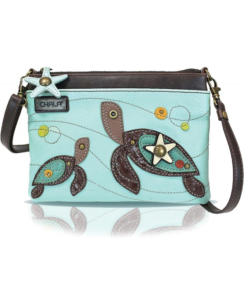 Mini Crossbody/Purse with Convertible Strap Stylish, Compact, Versatile Turtle - Light Blue $26.01 Crossbody Bags