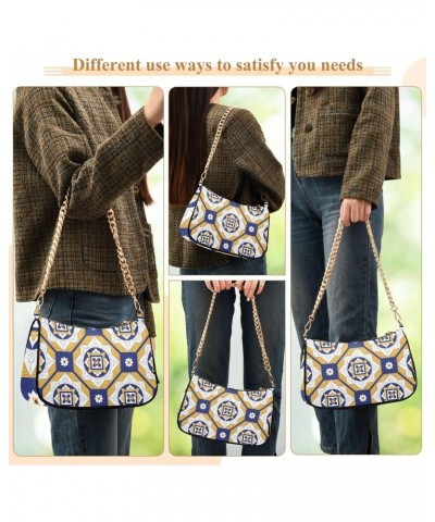 Clutch Shoulder Bags Tote Evening Purse Handbags for Women Hobo Bags Colorful Geometric Art with Zipper Closure $17.91 Totes