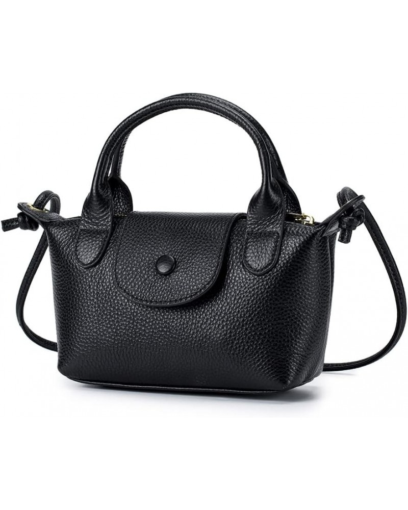 Small Crossbody Bags for Women, Ladies Leather Monogram Shoulder Bag Satchel Handbag Purse Black $20.80 Satchels