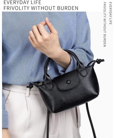 Small Crossbody Bags for Women, Ladies Leather Monogram Shoulder Bag Satchel Handbag Purse Black $20.80 Satchels