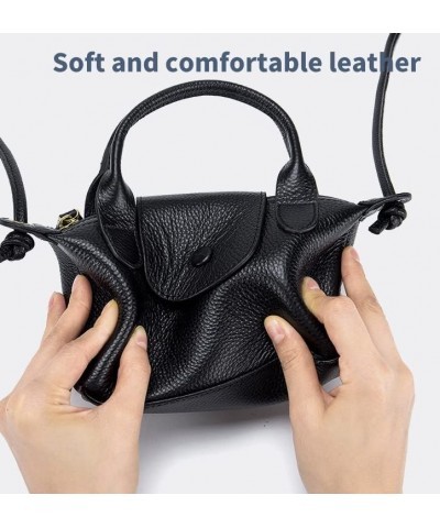 Small Crossbody Bags for Women, Ladies Leather Monogram Shoulder Bag Satchel Handbag Purse Black $20.80 Satchels