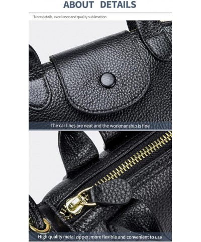 Small Crossbody Bags for Women, Ladies Leather Monogram Shoulder Bag Satchel Handbag Purse Black $20.80 Satchels