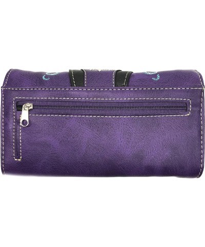 Mustang Cross Handbag Purse For Girls Women Concealed Carry Purple Wallet Only $16.90 Shoulder Bags