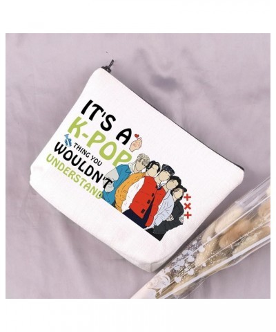 Album Inspired Gift Korean Singer Fans Tote Bag K-pop Merchandise Korean Music Gift for K-pop Lover Txtk-popbag $11.34 Totes