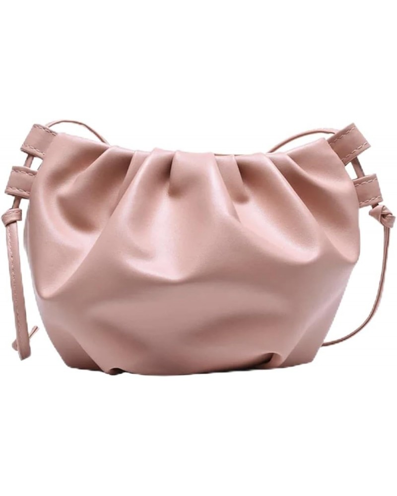 Ruched Mini Crossbody Bag Pink $8.25 Shoulder Bags