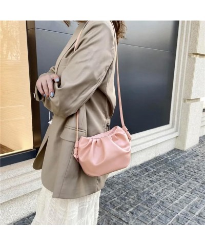 Ruched Mini Crossbody Bag Pink $8.25 Shoulder Bags