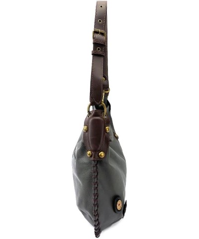 Handbag Charming Cross-body or Shoulder Convertible Large Hobo Bag - Grey Chihuahua $36.21 Hobo Bags