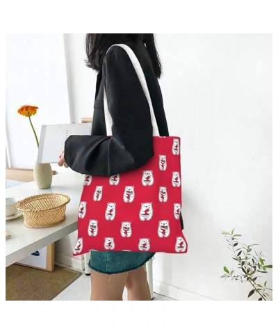 Merry Christmas Single Shoulder Fashion Canvas Tote Shopping Bags Handbags For Men And Women Merry Christmas19 $10.73 Totes