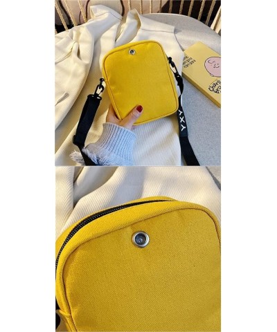 INS Style Cartoon Color Diagonal Canvas Bag Clutch Bag Fashion Carry-on Street Casual Bag Multi-color Optional Fruit Green $8...