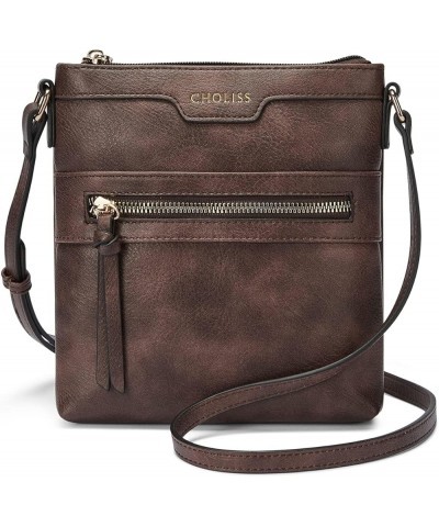 Mini Crossbody Bags for Women, Small Purses for Women with Vegan Leather, Travel Over Shoulder Bag 02 Dark Brown (Mini) $13.2...