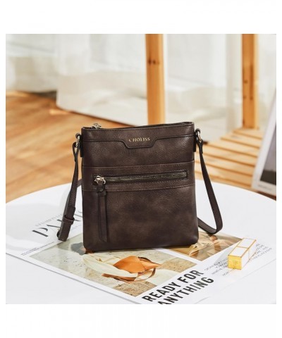 Mini Crossbody Bags for Women, Small Purses for Women with Vegan Leather, Travel Over Shoulder Bag 02 Dark Brown (Mini) $13.2...