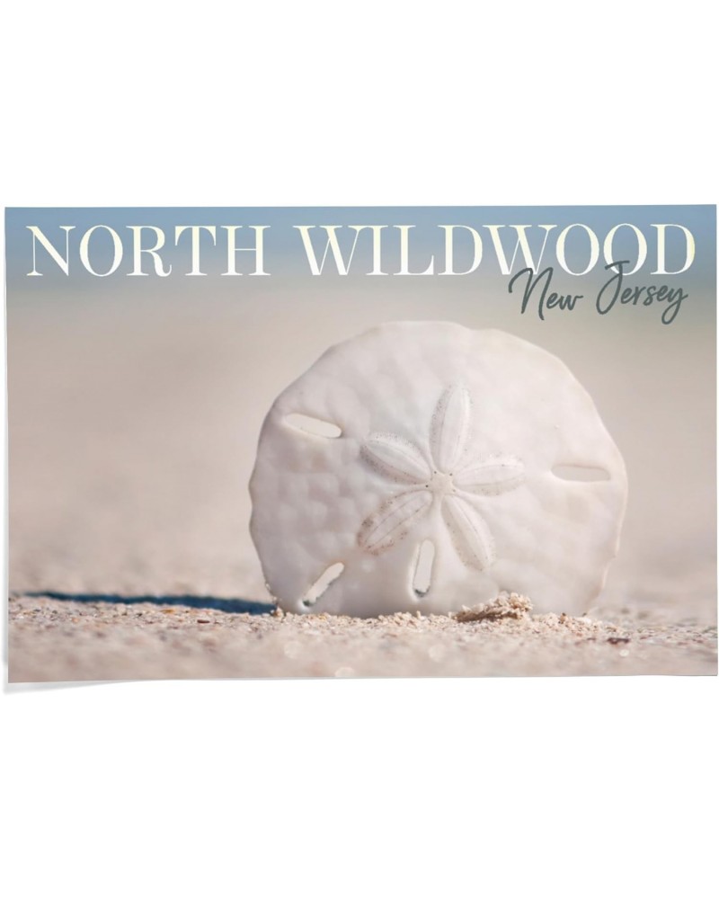 24x36 Inch Giclee Print, North Wildwood, New Jersey, Sand Dollar on Beach $26.49 Totes