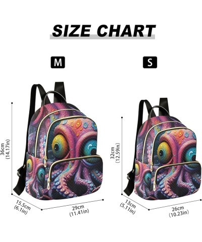 Owl Couple Heart Shape Cloud Women Backpack Purse Quilted Anti Theft Travel Backpack Big Eyes Marine Life Medium $18.71 Backp...