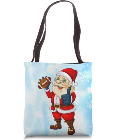 American Football Santa Claus - Christmas Aesthetic Tote Bag $12.16 Totes