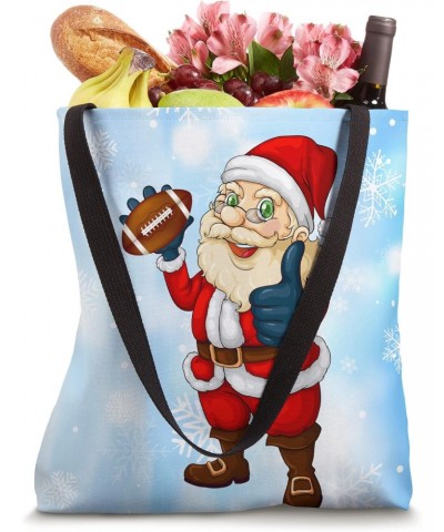 American Football Santa Claus - Christmas Aesthetic Tote Bag $12.16 Totes