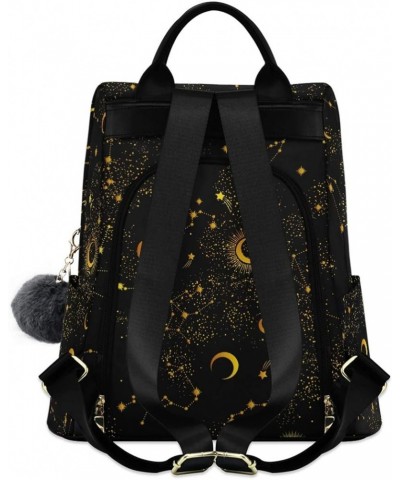 Galaxy Colorful Mandala Backpack Purse for Women Anti Theft Fashion Back Pack Shoulder Bag Starry $22.79 Backpacks