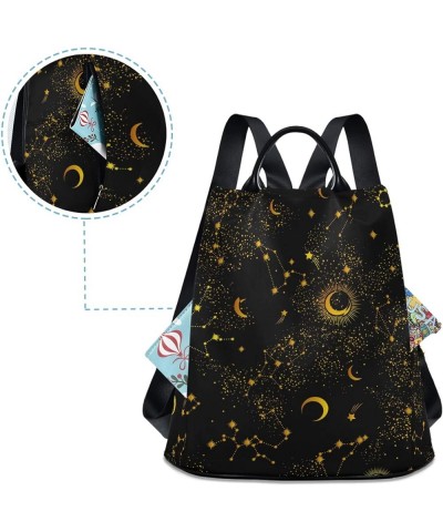 Galaxy Colorful Mandala Backpack Purse for Women Anti Theft Fashion Back Pack Shoulder Bag Starry $22.79 Backpacks