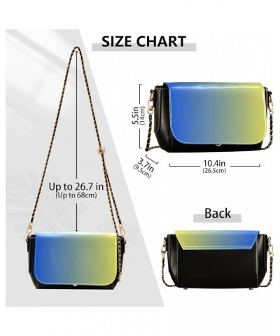 Gradient Crossbody Bags for Women Small Crossbody Purses with Chain Strap Cross Body Purse for Women Multicoloured016 $23.19 ...