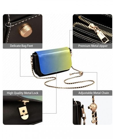 Gradient Crossbody Bags for Women Small Crossbody Purses with Chain Strap Cross Body Purse for Women Multicoloured016 $23.19 ...