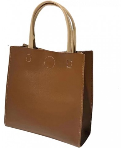 Elegant Shoulder Bag for Women Top Handle，Square Tote Bags Handbags For Phones, Lipstick (brown) $125.99 Shoulder Bags