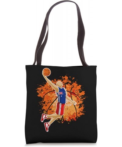 Australia National Basketball Jersey Australian Slam Dunk Tote Bag $12.96 Totes