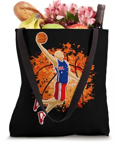 Australia National Basketball Jersey Australian Slam Dunk Tote Bag $12.96 Totes