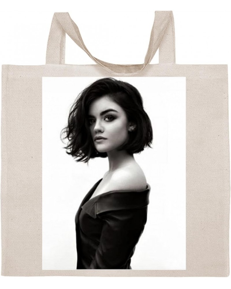 Lucy Hale - Cotton Photo Canvas Grocery Tote Bag IDPP506156 $22.31 Totes