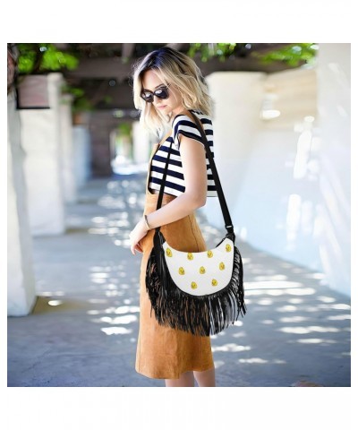 Purses for Women Cross Body Fringe Fashion Crossbody Bags for Ladies Womens Shoulder Bags Medium Size Duck Cartoon Head $10.8...