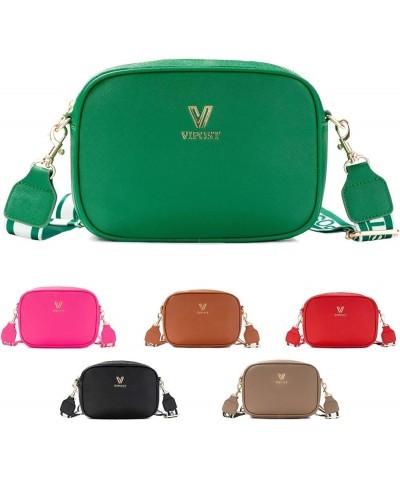 Crossbody Bags for Women, Small Leather Crossbody Bag Purse Women's Shoulder Handbags with Adjustable Strap Green $7.79 Cross...