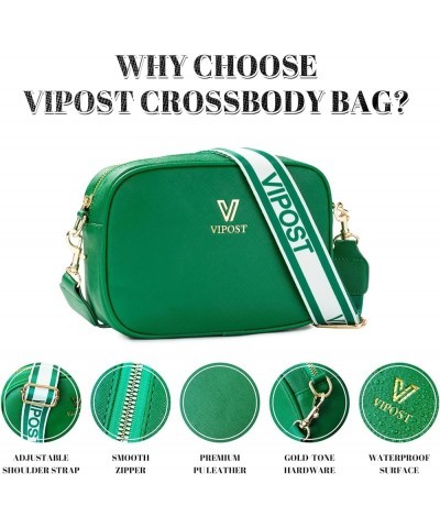 Crossbody Bags for Women, Small Leather Crossbody Bag Purse Women's Shoulder Handbags with Adjustable Strap Green $7.79 Cross...