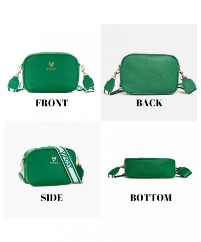 Crossbody Bags for Women, Small Leather Crossbody Bag Purse Women's Shoulder Handbags with Adjustable Strap Green $7.79 Cross...