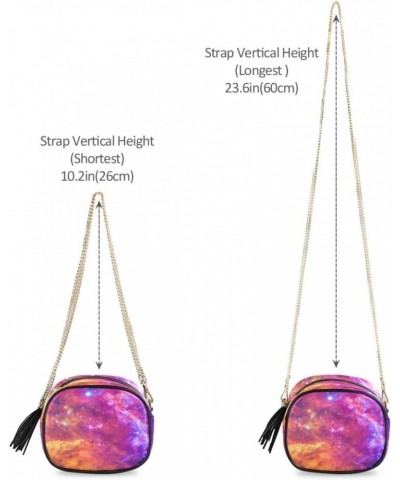 Women's Dazzling Galaxy Crossbody Bag Fashion Purses Bag Cross Body Bag Shoulder Handbag with Adjustable Chain Strap $10.32 S...