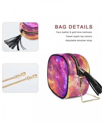 Women's Dazzling Galaxy Crossbody Bag Fashion Purses Bag Cross Body Bag Shoulder Handbag with Adjustable Chain Strap $10.32 S...