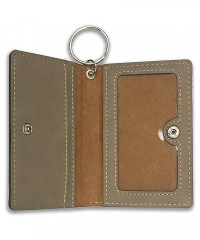 ID Holder Wallet, Musical Notes, Personalized Engraving Included (Light Brown) Light Brown $15.67 Wallets