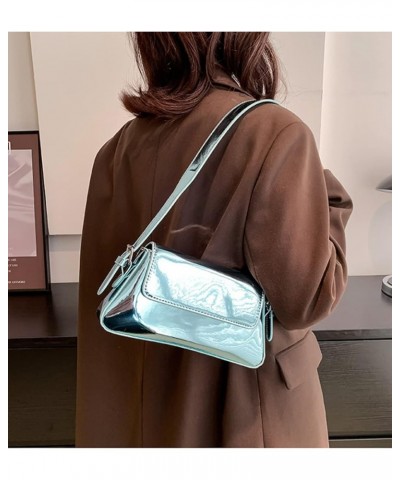 Evening Bag Women Hobo Bag Clutch Y2k Sparkly Silver Purse Tote Handbag Shoulder Party Bag Cute Metallic Bag Crossbody Bags A...