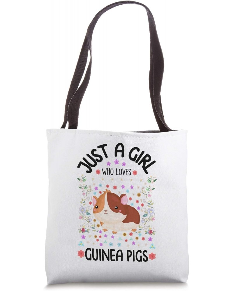 Kids Funny Guinea Pig Gift Just A Girl Who Loves Guinea Pigs Tote Bag $11.28 Totes