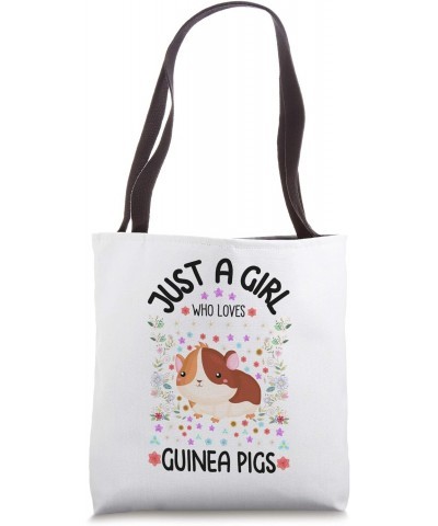 Kids Funny Guinea Pig Gift Just A Girl Who Loves Guinea Pigs Tote Bag $11.28 Totes