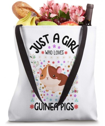 Kids Funny Guinea Pig Gift Just A Girl Who Loves Guinea Pigs Tote Bag $11.28 Totes