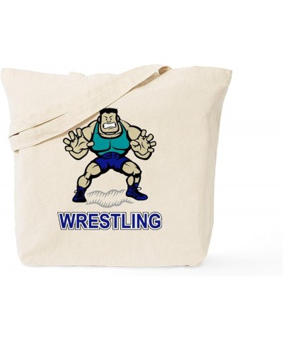 Wrestling Team Manager Tote Bag Natural Canvas Tote Bag, Cloth Shopping Bag Funny Wrestling Tote Bag $9.11 Travel Gear