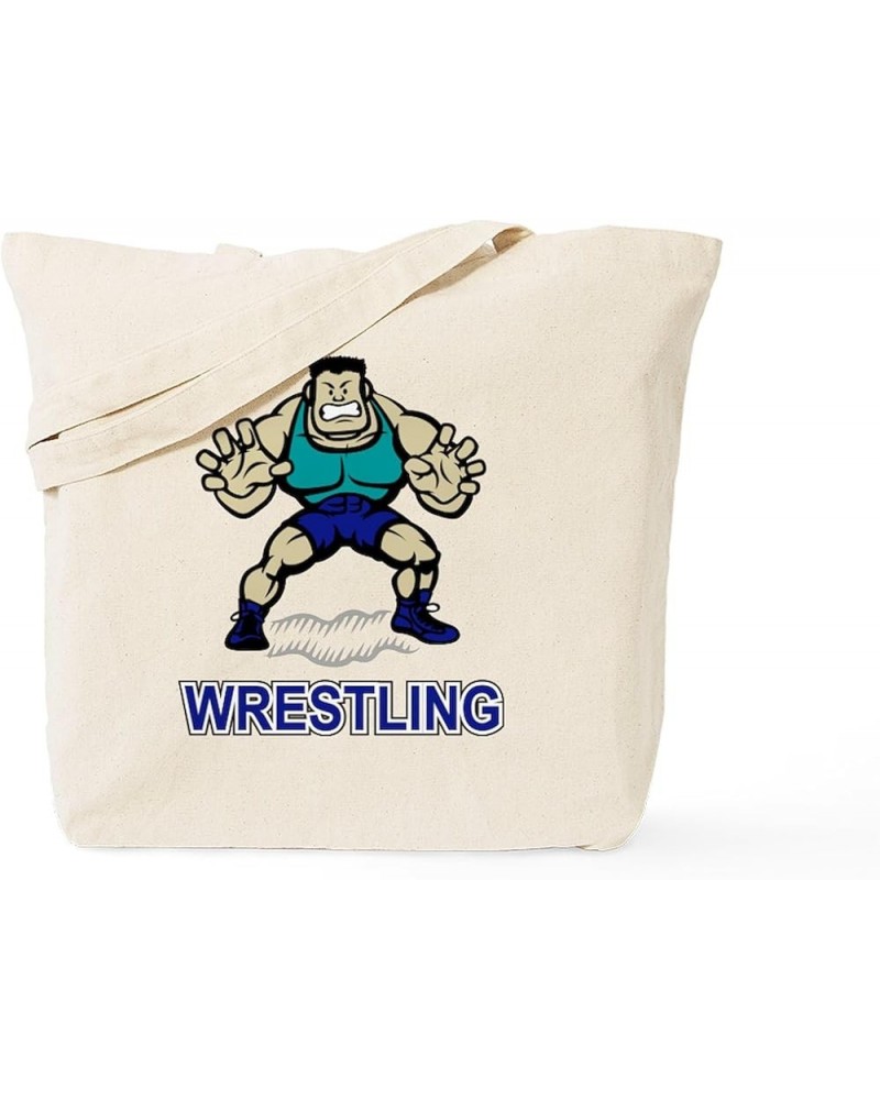 Wrestling Team Manager Tote Bag Natural Canvas Tote Bag, Cloth Shopping Bag Funny Wrestling Tote Bag $9.11 Travel Gear