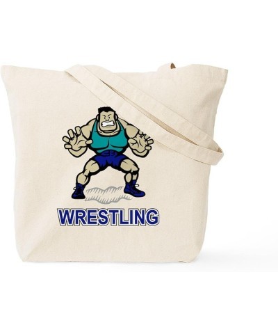 Wrestling Team Manager Tote Bag Natural Canvas Tote Bag, Cloth Shopping Bag Funny Wrestling Tote Bag $9.11 Travel Gear