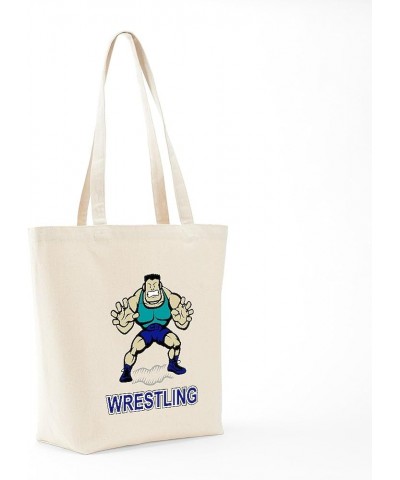 Wrestling Team Manager Tote Bag Natural Canvas Tote Bag, Cloth Shopping Bag Funny Wrestling Tote Bag $9.11 Travel Gear