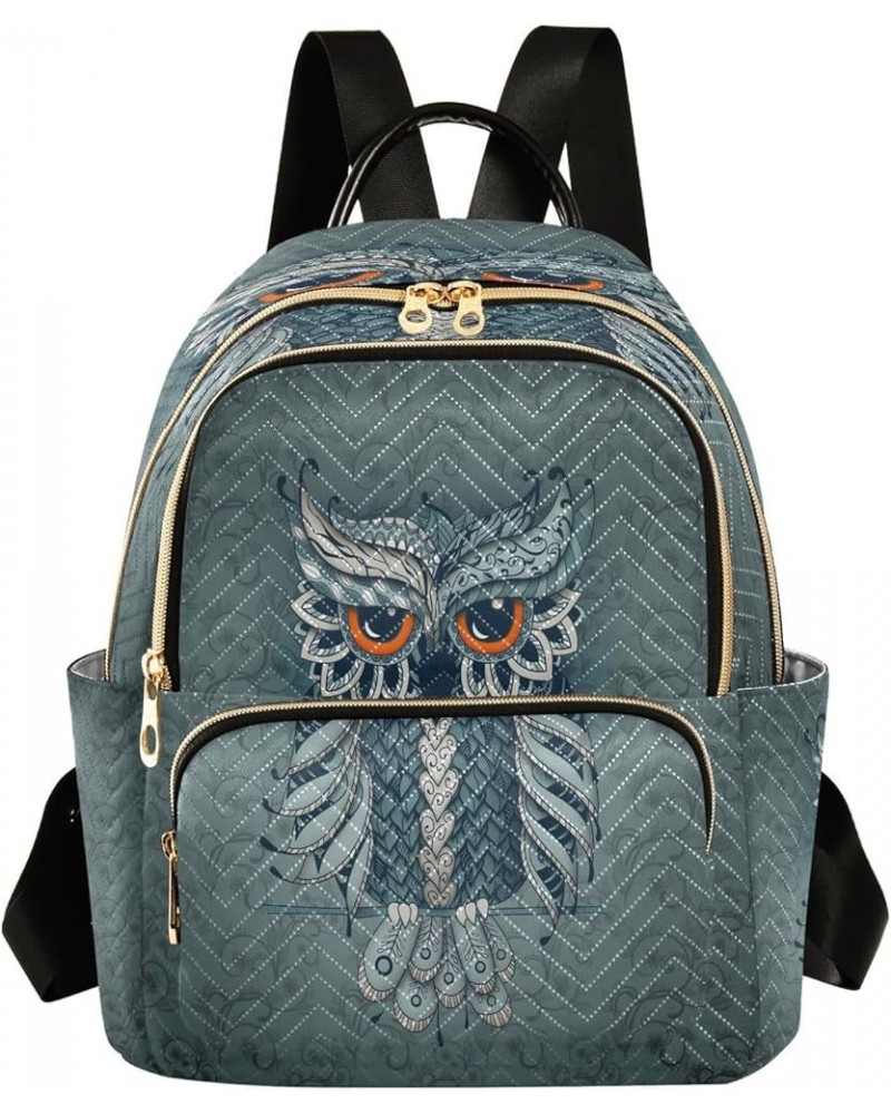 Gold Butterflies Blue Women Backpack Purse Ladies Fashion Shoulder Bag Daypack Travel Bag 10L Multicolor16 Medium $18.89 Back...