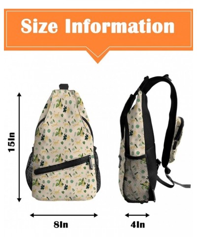 Sling Bag Crossbody Sling Backpack Waterproof Chest Bag Daypack Shoulder Bag for Hiking Walking Travel Leopardplr2905 $15.78 ...