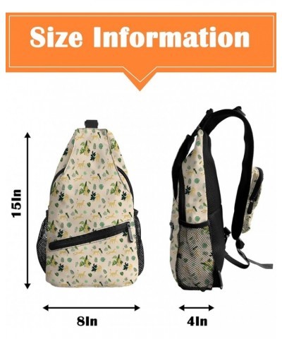 Sling Bag Crossbody Sling Backpack Waterproof Chest Bag Daypack Shoulder Bag for Hiking Walking Travel Leopardplr2905 $15.78 ...