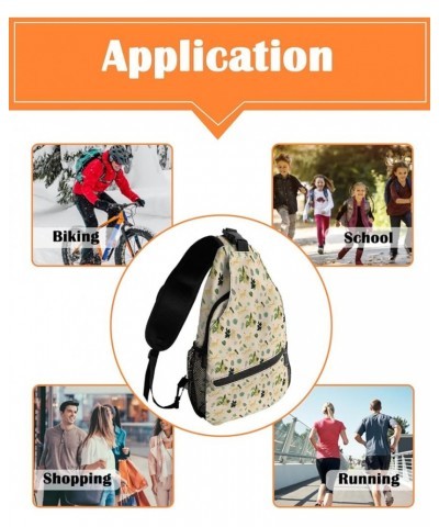 Sling Bag Crossbody Sling Backpack Waterproof Chest Bag Daypack Shoulder Bag for Hiking Walking Travel Leopardplr2905 $15.78 ...