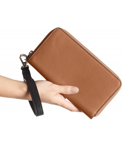 Black Onyx Windsor Flat Zip Wallet Cognac $71.30 Wallets